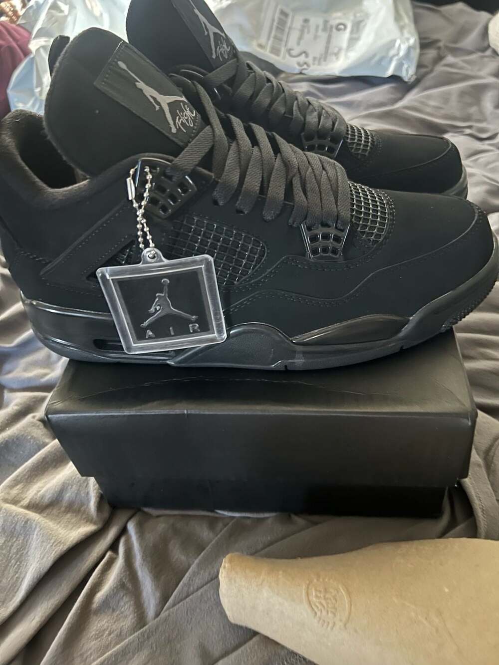 Jordan Air Jordan 4 Retro Black Cat Black Shoes